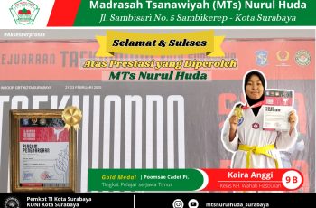 Medali Emas Taekwondo Tingkat Pelajar Se-Jawa Timur